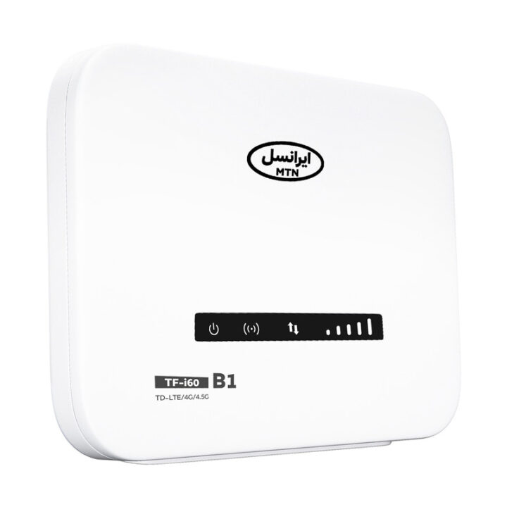 مودم 4G/TD-LTE ایرانسل مدل TF-i60 B1 به همراه سیم کارت TD-LTE و480گیگ 12ماهه