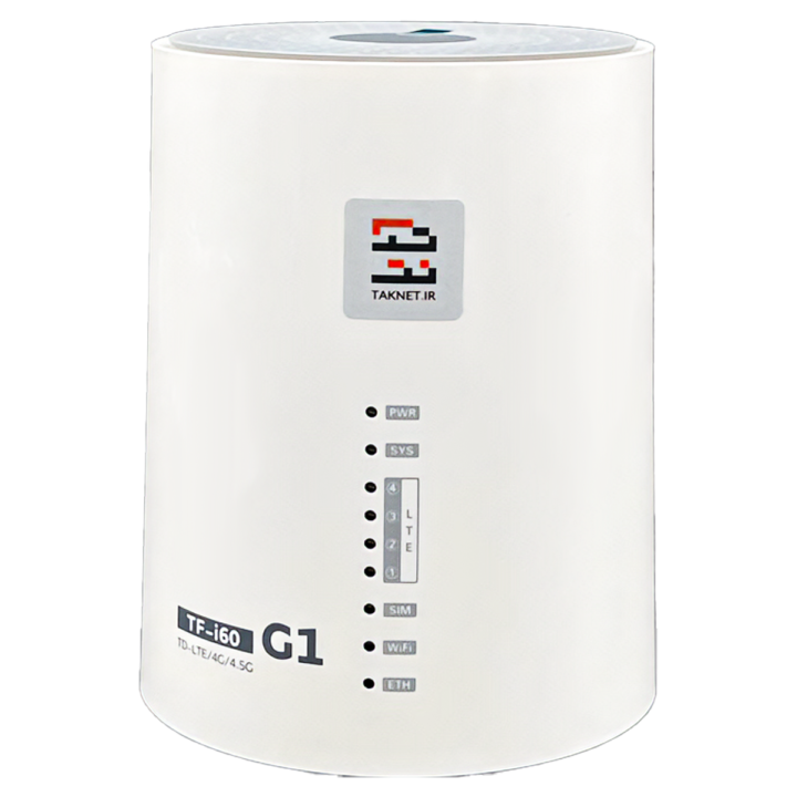 مودم تک نت 4G/TD-LTE مدل TF-i60 G1 taknetبه همراه سیم کارت پوشش سراسری و 300 گیگ اینترنت 12 ماهه