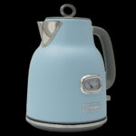alt="Westinghouse matte blue electric kettle"