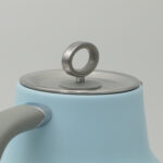 alt="Westinghouse matte blue electric kettle"